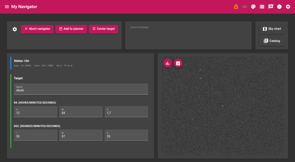 Navigator module screenshot