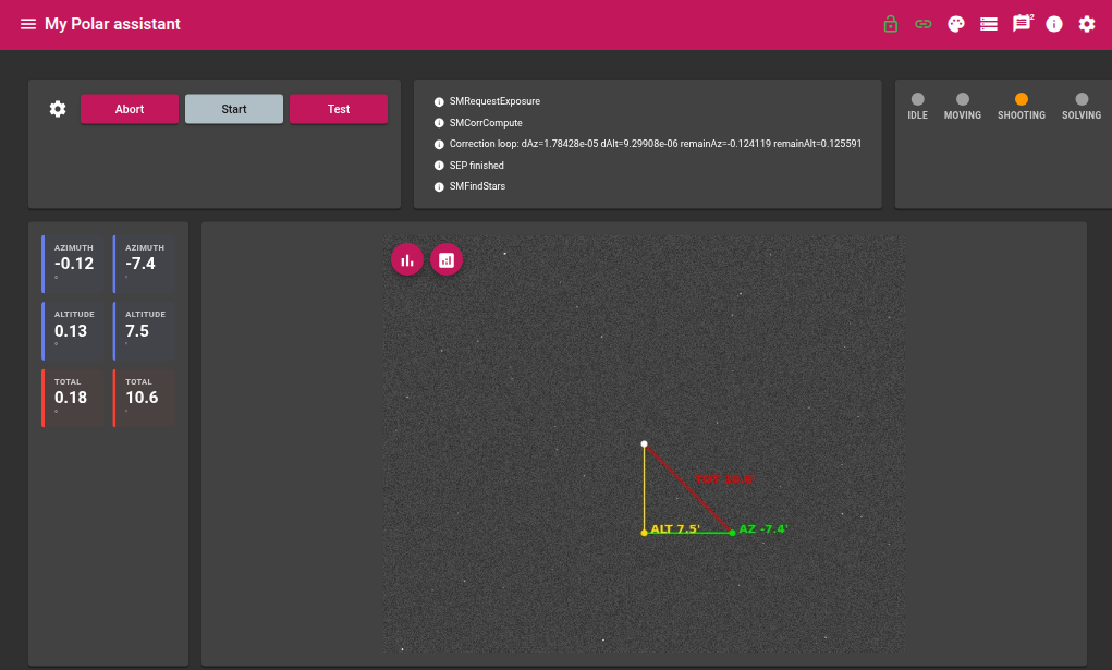 Polar module screenshot